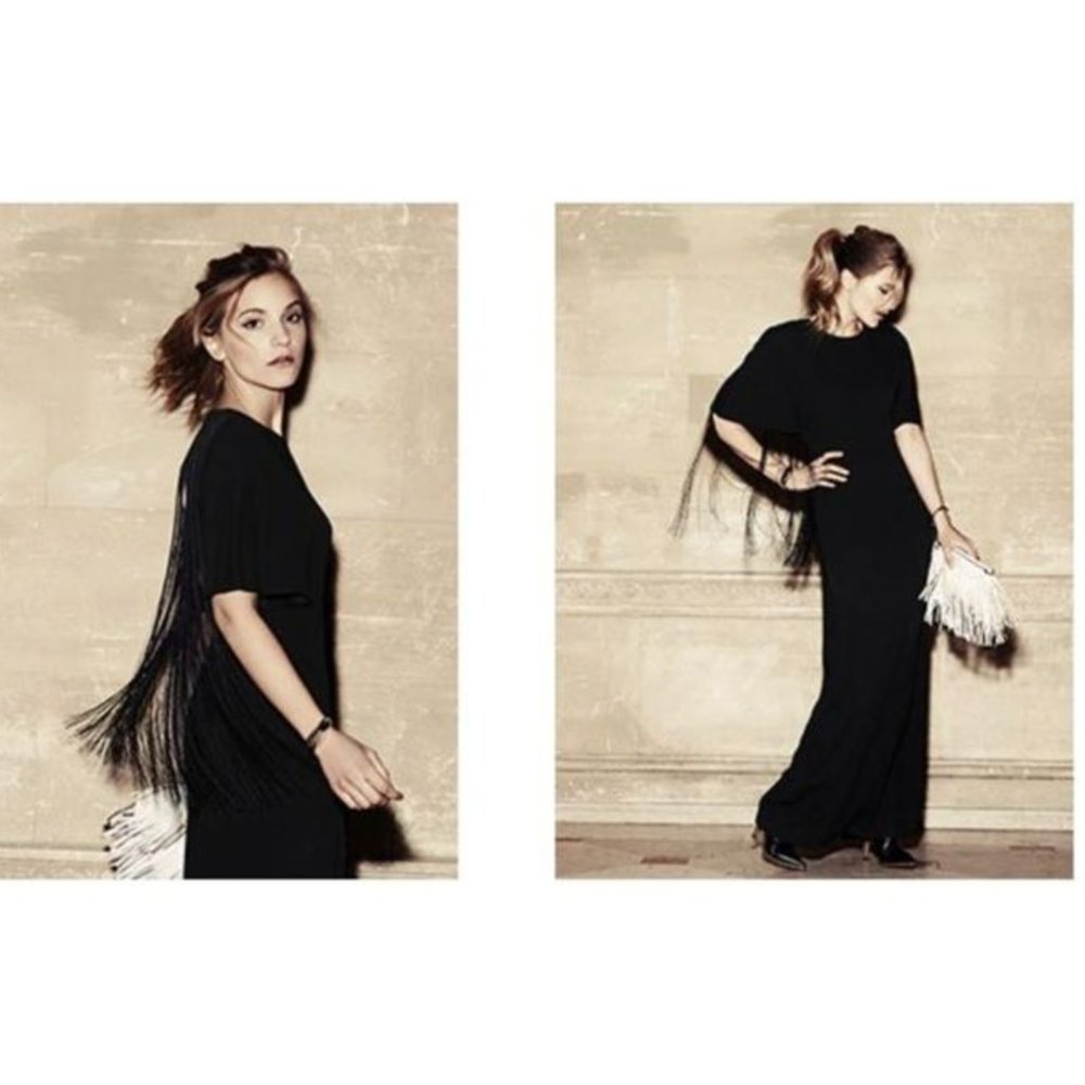 Sold! Tibi Gobi Fringe Maxi Dress